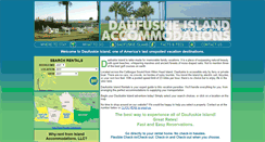 Desktop Screenshot of daufuskieislandrentals.com